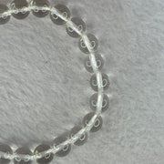 Natural Clear Quartz Bracelet 天然白水晶手链 18.58g 16.5cm 8.4mm 24 Beads - Huangs Jadeite and Jewelry Pte Ltd