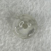 Type A Semi Icy Light Lavender With Wuji Grey Spots Jadeite Ping An Kou Charm/Pendant 2.03g 12.4 by 6.4mm - Huangs Jadeite and Jewelry Pte Ltd