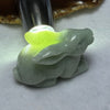 Type A Green Jadeite Rabbit Mini Display 122.06g 60.4 by 29.2 by 38.4mm - Huangs Jadeite and Jewelry Pte Ltd