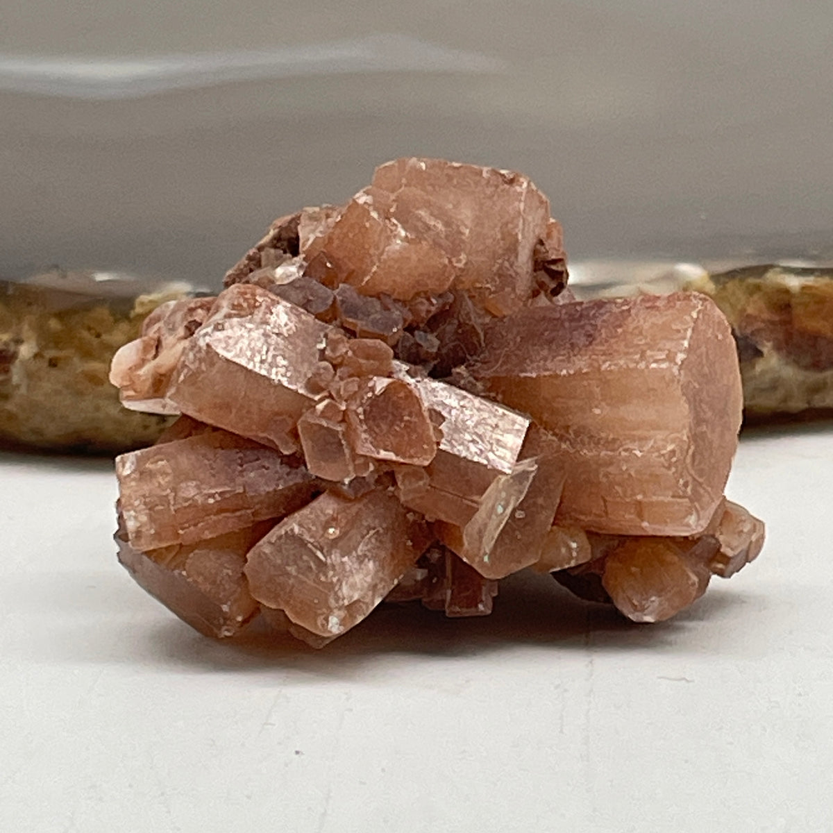 Natural Aragonite Quartz Crystal Cluster Mini Display | (22.31g  | 34.1 x 24.6 x 25.9mm | Grounding Catalyst, "Conservationist's Stone" Patience & Emotional Balance Anchor, Feng Shui Earth Element Stabilizer)