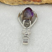 Above Average Grade Natural Super 7 Quartz in S925 Pendant 2.70g 16.0 by 8.2 by 4.5mm - Huangs Jadeite and Jewelry Pte Ltd