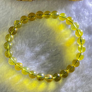 Natural Purple Honey Amber Beads Bracelet 天然紫蜜琥珀手链 3.33g 7.1mm 27 Beads - Huangs Jadeite and Jewelry Pte Ltd