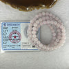 Type A Pink Jadeite Beads Necklace 75.19g by 7.7mm 98 Beads - Huangs Jadeite and Jewelry Pte Ltd