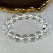 Natural Clear Quartz Beads Bracelet 天然白水晶手链 46.09g 17.5cm 12.9mm 16 Beads - Huangs Jadeite and Jewelry Pte Ltd