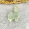 Type A faint Green Lavender Jadeite Axe 3.00g 25.9mm by 14.9mm by 4.6mm - Huangs Jadeite and Jewelry Pte Ltd