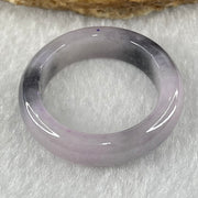 Type A Lavender with Grey Patches Jadeite Ring 4.37g 6.1 by 3.8mm US9.2/HK 20.5 (Very Slight Internal Line) - Huangs Jadeite and Jewelry Pte Ltd