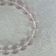 Natural Rose Quartz Beads Bracelet 天然玫瑰石英珠手链 31.96g 17.5cm 10.9mm 19 Beads - Huangs Jadeite and Jewelry Pte Ltd