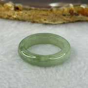 Type A Green Jadeite Ring 3.45g 5.2 by 3.8mm US7 HK15.5 - Huangs Jadeite and Jewelry Pte Ltd
