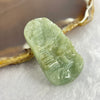 Type A Green Jadeite Shan Shui 9.46g 23.2m by 38.5mm by 5.4mm - Huangs Jadeite and Jewelry Pte Ltd