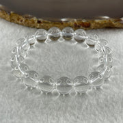 Natural Clear Quartz Beads Bracelet 25.89g 15cm 10.1mm 19 Beads - Huangs Jadeite and Jewelry Pte Ltd