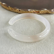 Natural Pinky Agate Fox Bange Internal Dimeter 56.4mm 27.67g 10.2 by 6.9mm - Huangs Jadeite and Jewelry Pte Ltd