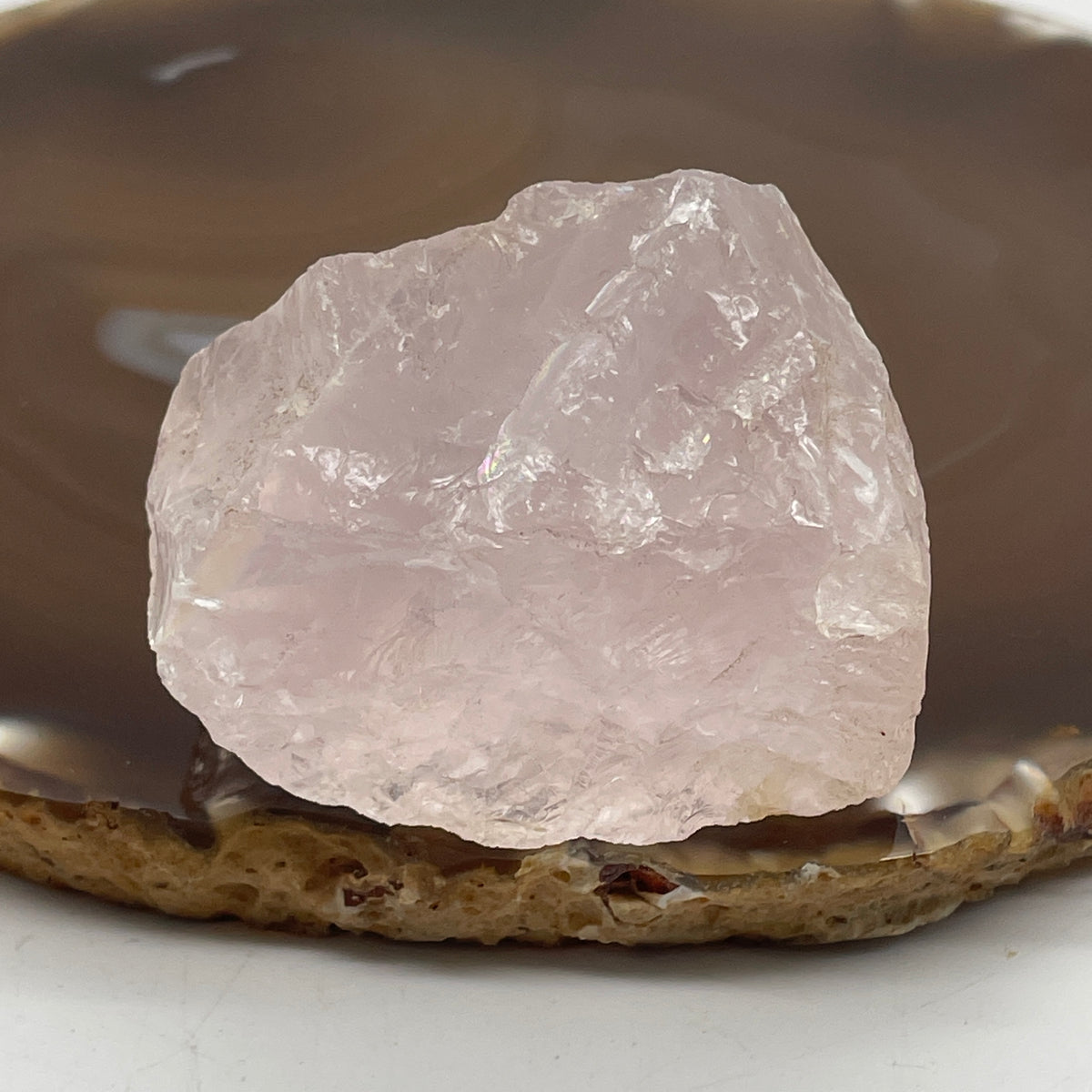 Natural Rose Quartz Rough Mini Display Specimen | Soft Pink Gemstone Mineral (91.48g | 49.0 x 44.8 x 35.2mm | Radiance, unconditional Love Magnet, Emotional Healing & Mindful Feng Shui Anchor)