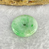 Type A Spicy Green Ping An Kou Jadeite 4.13g 22.2 by 4.4mm - Huangs Jadeite and Jewelry Pte Ltd