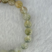 Natural Blue Rabbit Hair Rutilated Quartz Beads Bracelet 22.20g 18cm 8.8mm 26 Beads - Huangs Jadeite and Jewelry Pte Ltd