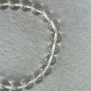 Natural Clear Quartz Bracelet 天然白水晶手链 18.78g 16.5cm 8.4mm 24 Beads - Huangs Jadeite and Jewelry Pte Ltd