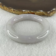 Natural Type A Jelly Faint Lavender Jadeite Bangle 64.29g Inner Diameter 51.4mm 11.4 by 11.2mm (Slight External Line) - Huangs Jadeite and Jewelry Pte Ltd