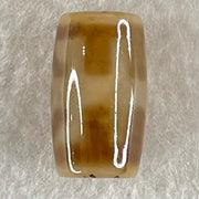 Natural Powerful Tibetan Old Oily Agate Patina Guiren Tairen Human Dzi Bead Totem Amulet Heavenly Master (Tian Zhu) 贵人天诛 4.93g 20.0 by 11.9mm - Huangs Jadeite and Jewelry Pte Ltd