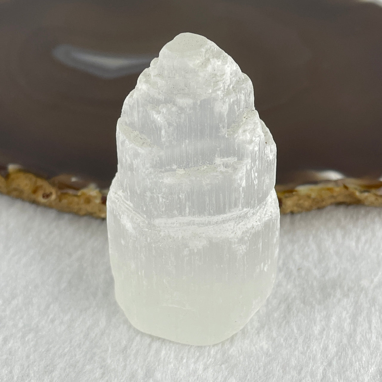 Natural Selenite Tower Display 75.45g 57.9 by 31.8 by 31.3mm
