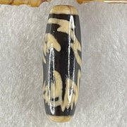 Natural Powerful Tibetan Old Oily Agate Condor Dzi Bead Heavenly Master (Tian Zhu) 神鹰珠 8.67g 36.6 by 12.3mm - Huangs Jadeite and Jewelry Pte Ltd