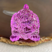 Natural Pink Liuli Dragon Turtle Display 67.56g 60.9 by 37.5 by 36.5mm - Huangs Jadeite and Jewelry Pte Ltd