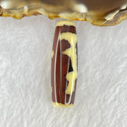 Natural Powerful Tibetan Old Oily Agate Guan Yin Dzi Bead Heavenly Master (Tian Zhu) 观音天珠 8.51g 37.7 by 11.9mm - Huangs Jadeite and Jewelry Pte Ltd