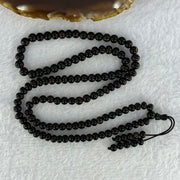 Natural Black Gold King Amber Beads Bracelet 天然黑金翁王琥珀手链 9.65g 50cm 5.0mm 118 Beads - Huangs Jadeite and Jewelry Pte Ltd