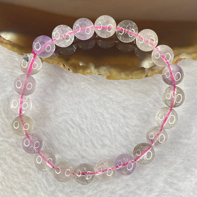 Natural super 7 Crystal Bracelet 19.76g 8.8mm 22beads - Huangs Jadeite and Jewelry Pte Ltd