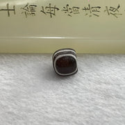 Tibetan Old 4 Lines Round Agate Dzi Bead 1.62g 10.6 by 10.1mm - Huangs Jadeite and Jewelry Pte Ltd