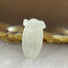 Type A Light Lavender Icy Jadeite Cicada 24.0 by 11.5 by 6.2 mm 2.33g - Huangs Jadeite and Jewelry Pte Ltd