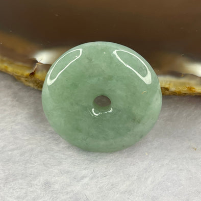 Type A Green Lavender Ping An Kou Jadeite 24.3 by 24.3 by 5.9mm 7.00g - Huangs Jadeite and Jewelry Pte Ltd