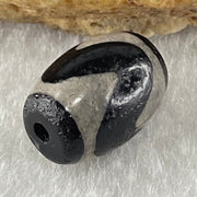 Natural Powerful Tibetan Old Oily Agate Tiger Tooth Daluo Dzi Bead Heavenly Master (Tian Zhu) 2.20g 14.0 by 10.3mm - Huangs Jadeite and Jewelry Pte Ltd