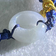 Type A Faint Lavender Jadeite Ping An Kou String Bracelet 3.21g 1.51 by 6.7mm - Huangs Jadeite and Jewelry Pte Ltd
