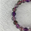 Good Grade Natural Super 7 Crystal Beads Bracelet 天然超级七水晶珠手链 16.80g 15cm 8.2mm 23 Beads - Huangs Jadeite and Jewelry Pte Ltd