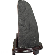 Natural Brazil Amethyst with White Calcite Cave 6.30kg with Wooden Stand 235.0 x 203.0 x 330.0mm - Huangs Jadeite and Jewelry Pte Ltd