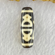 Natural Powerful Tibetan Old Oily Agate Cai Shen Dzi Bead Heavenly Master (Tian Zhu) 10.60g 38.2 by 13.3mm - Huangs Jadeite and Jewelry Pte Ltd