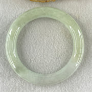 Type A Light Green Jadeite Bangle Internal Diameter 53.2mm 55.483g 10.1 by 10.4mm (Close to Perfect) - Huangs Jadeite and Jewelry Pte Ltd