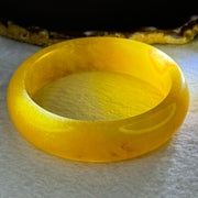 Yellow Quartzite Jade Bangle 天山玉手镯 Internal Diameter 62.6mm 74.70g 18.1 by 8.8mm - Huangs Jadeite and Jewelry Pte Ltd
