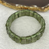 High Quality Natural Light Green Rutilated Quartz Bracelet 高品质天然顺绿发手链 22.43g 14.5cm 11.3 by 7.4 by 5.7mm 24 pcs - Huangs Jadeite and Jewelry Pte Ltd
