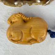 Natural Sandalwood Goat Wooden Handplay 天然檀香羊手把件 68.77g 61.1 by 34.7 by 45.2mm - Huangs Jadeite and Jewelry Pte Ltd