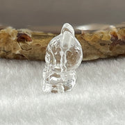 Natural Clear Quartz Labubu Charm Display 3.08g 19.2 by 1.9 by 10.4mm - Huangs Jadeite and Jewelry Pte Ltd