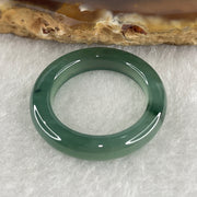 Certified Natural Type A Icy Blueish Green Jadeite Ring 3.48g 4.7 by 4.0mm US 7.4 HK 16.4 (Perfect) - Huangs Jadeite and Jewelry Pte Ltd