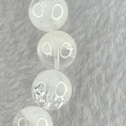 Natural White Phantom Quartz Beads Bracelet 44.82g 12.7mm 17 Beads - Huangs Jadeite and Jewelry Pte Ltd