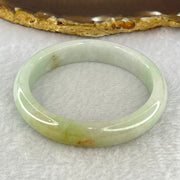 Type A Lavender and Green with Reddish Yellow Jadeite Bangle Internal Diameter 54.7mm 43.06g 12.0 by 7.6mm (Very Slight External Rough) - Huangs Jadeite and Jewelry Pte Ltd