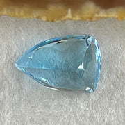 Natural Sky Blue Topaz Trillion Shape 7.69ct 14.4 by 10.2 by 6.9mm - Huangs Jadeite and Jewelry Pte Ltd