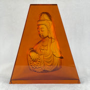 Liuli Red Guan Yin Display 3,171.0g 180.0 by 60.0 by 200.0mm - Huangs Jadeite and Jewelry Pte Ltd
