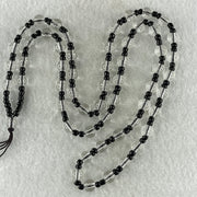 Clear Liuli Beads Necklace 20.05g 58cm 6.2mm 56Beads - Huangs Jadeite and Jewelry Pte Ltd