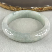 Type A Light Green Light Lavender Jadeite Bangle 65.83g Inner Diameter 57.6mm 13.5 by 9.8mm (Internal Line) - Huangs Jadeite and Jewelry Pte Ltd