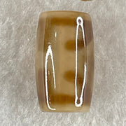 Natural Powerful Tibetan Old Oily Agate Patina Guiren Tairen Human Dzi Bead Totem Amulet Heavenly Master (Tian Zhu) 贵人天诛 4.93g 20.0 by 11.9mm - Huangs Jadeite and Jewelry Pte Ltd