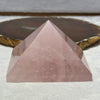 Natural Rose Quartz Pyramid Mini Display 天然玫瑰水晶金字塔摆件 360.65g 80.0 by 80.1 by 50.7mm - Huangs Jadeite and Jewelry Pte Ltd