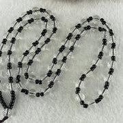 Clear Liuli Beads Necklace 20.48g 58cm 6.2mm 57Beads - Huangs Jadeite and Jewelry Pte Ltd